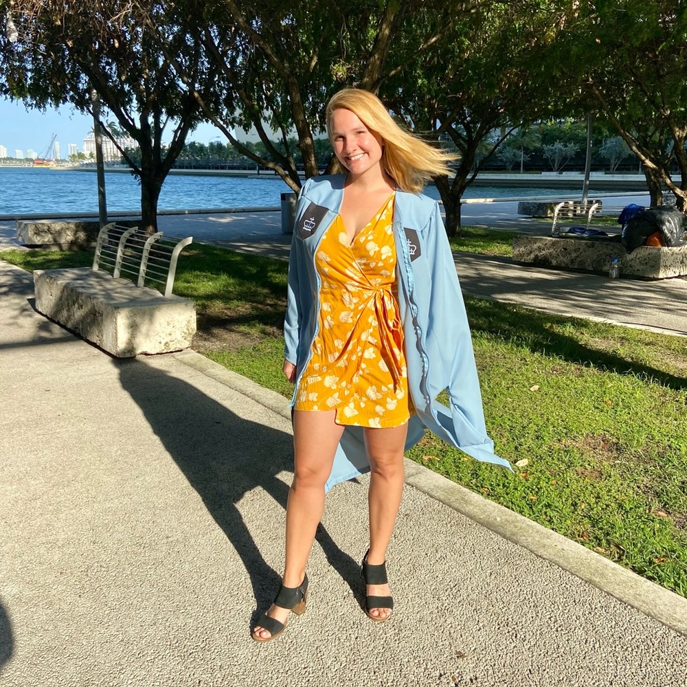 La Confection Yellow Floral Wrap Dress
